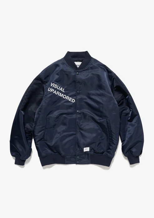 WTAPS TEAM / JACKET / NYLON. TWILL Blue