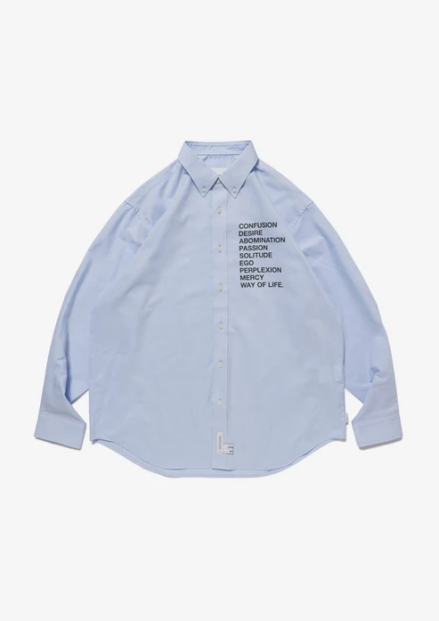 WTAPS BD 01 / LS / CTPL. OXFORD. RF