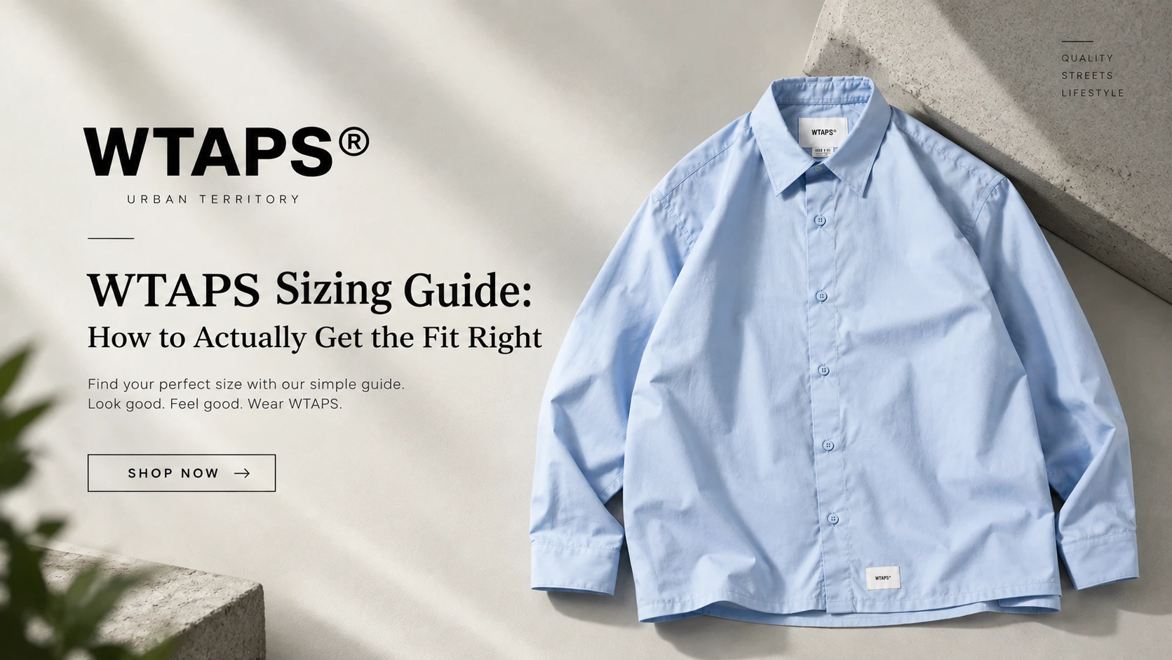 WTAPS Sizing Guide: How to Actually Get the Fit Right